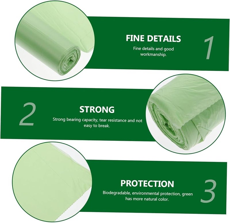 Corn Starch Biodegradable Trash Bags 100 Count Sturdy Safe For Home Use - Image 5